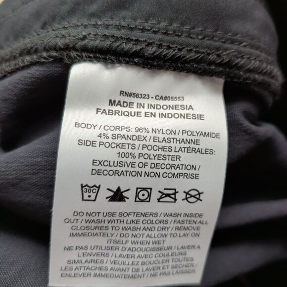 Nike ACG Mid Rise Hiking Pants Women's Medium Black Cargo Belted FD5211-247 EUC - Picture 7 of 15